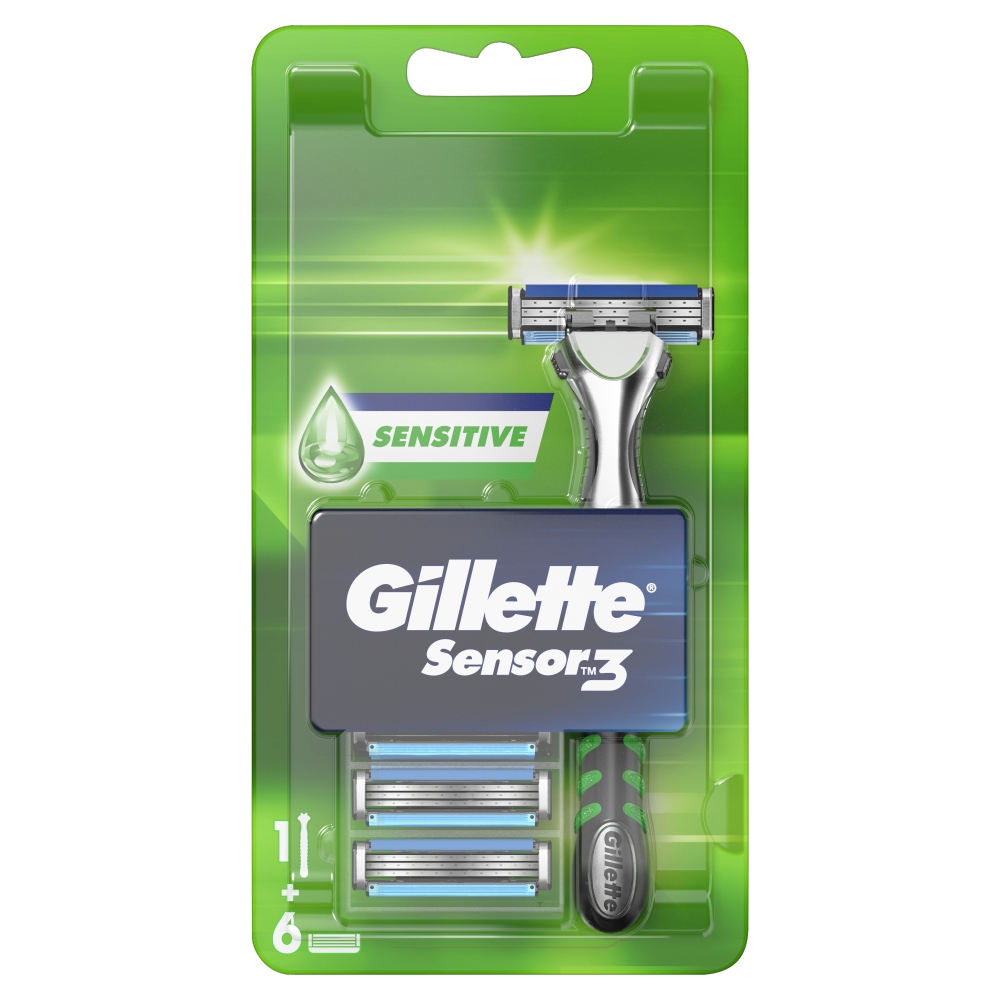 Gillette Sensor3 Sensitive 6 ks