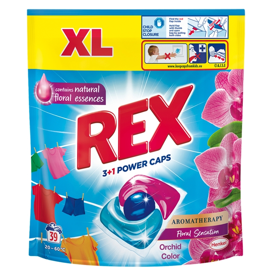 Rex pracie kapsule Power Caps Orchid Color 39 ks