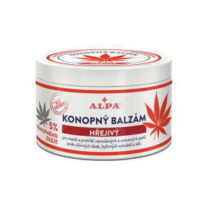 Alpa konopný balzam 250ml hrejivý