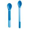MAM LŽIČKY Feeding spoons & Cover 6+, modré