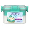 Sistema Olovrantový box s miskou To Go Snacks 400 ml, mix farieb