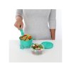 Sistema Obedový box s vodotesnou miskou a vidličkou To Go LunchStack Round 965 ml, mix farieb