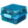 Sistema Delený desiatový box Lunch Cube s 2 oddielmi 1,4 l, modrá