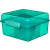 Sistema Delený desiatový box Lunch Cube Max s nádobou na jogurt s dvojitým viečkom 2 l, mätová