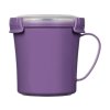 Sistema Hrnček na polievku Microwave Soup mug 656 ml, fialová