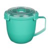 Sistema Hrnček na polievku a dusené pokrmy Microwave Large Soup Mug 900 ml, mätová