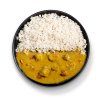 fit chicken curry with rice rte 420 g gymbeam serving