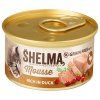 SHELMA Konzerva kačacie pre mačky 12 x 85 g