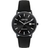 LAVVU Černé pánské hodinky se safírovým sklem Copenhagen Titanium Black