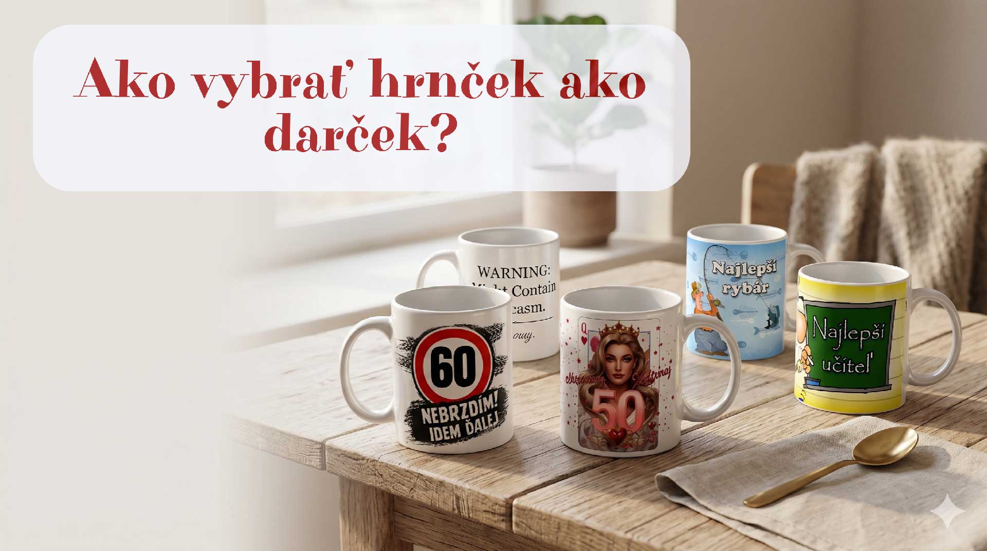 Ako vybrať hrnček ako darček