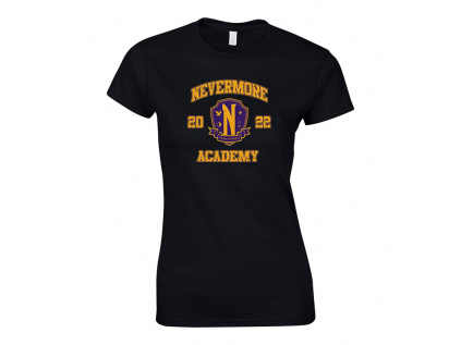 damske-tricko-wednesday-nevermore-academy