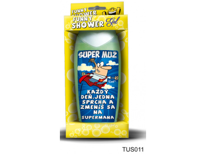 Sprchový gél - Super muž (Darček pre muža)