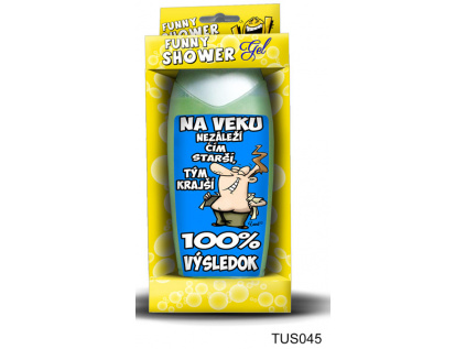 Sprchový gél - Čím starší, tým krajší (Vtipný darček)