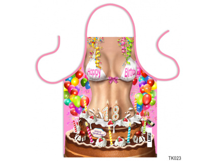 Zástera Happy Birthday 18 – (dámska)