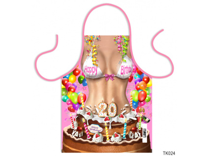 Zástera Happy Birthday 20 – (dámska)