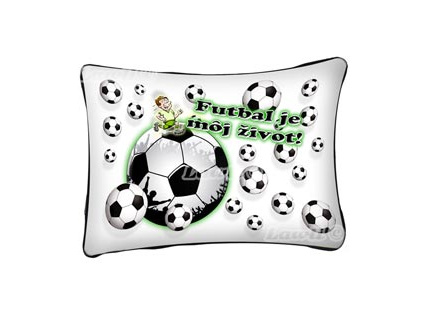 Vtipné vankúše : Futbal je môj život (Originálne vtipné darčeky.)