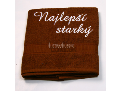 Osuška s nápisom - Najlepší starký
