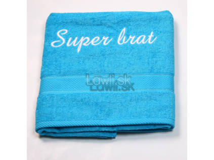 Osuška s nápisom - Super brat