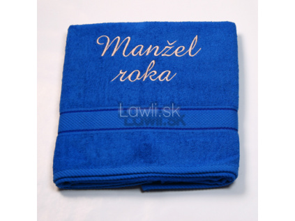 Osuška s nápisom - Manžel roka