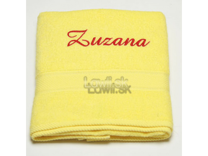 Osuška s menom - Zuzana