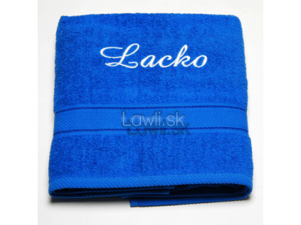 Osuška s menom - Lacko