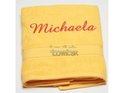 Osuška s menom - Michaela
