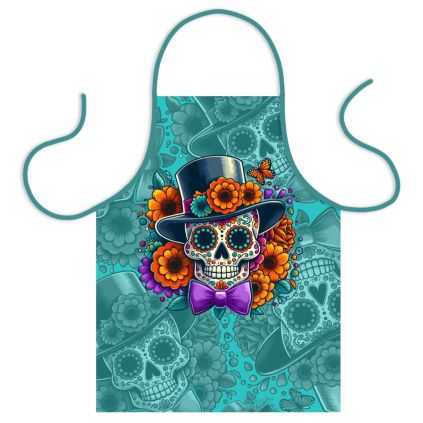 zastera halloween mexicka lebkatk072