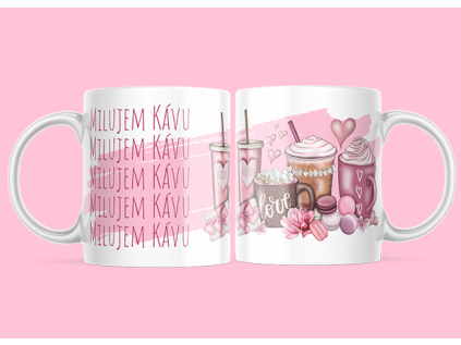 Hrnček - Milujem Kávu (Originálne vtipné a zábavné hrnčeky)