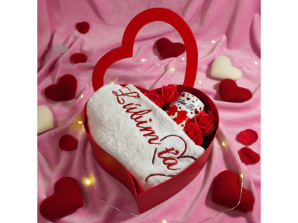 Valentínsky FlowerBox v tvare srdca