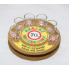 Ruleta - 70 Kásne narodeniny (Drevené darčeky - Výročné darčeky)