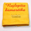 Osuška s nápisom - Najlepšia kamarátka