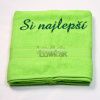 Vyšívaná osuška s nápisom - Si najlepší