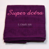 Osuška s nápisom - Super dcéra