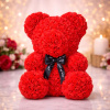 cerveny medved z ruzi 2 45cm