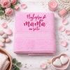 Vyšívaná osuška s nápisom - Najlepšia mama na svete