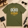 tricko ocko si nas superhrdina tmava khaki lawli