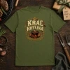 tricko kral kotlika tmava khaki Lawli