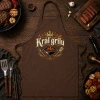 zastera kral grilu hneda lawli