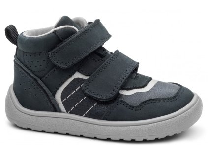 PROTETIKA detské chlapčenské kožené prechodné topánky Barefoot HARDY Nero