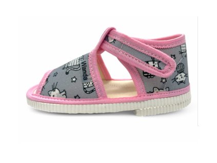 WANDA dievčenské papuče otvorené JOZEFÍNA