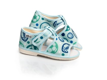 MANÍK papuče 1S chlapčenské otvorené farba 943