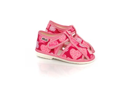 MANÍK papuče 2S dievčenské zatvorené farba 337