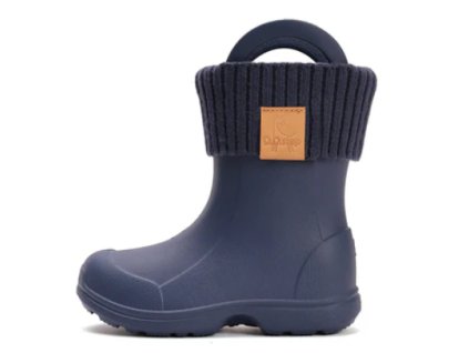 D.D.STEP detské chlapčenské gumáky zateplené s vyberateľnou vložkou Royal Blue, *106