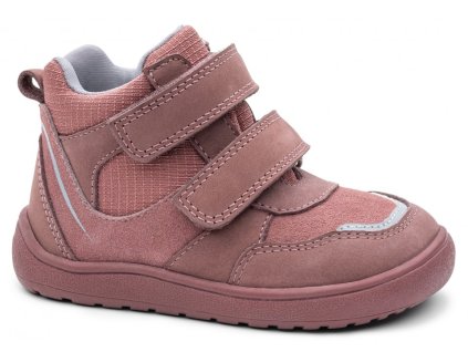 PROTETIKA detské dievčenské prechodné kožené topánky BAREFOOT BANET Terakota
