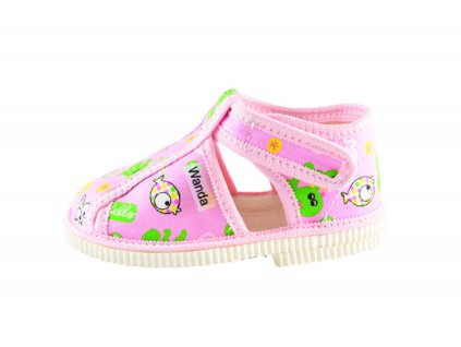 WANDA dievčenské papuče zatvorené MAJA