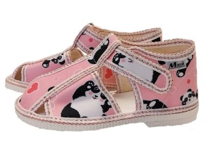MANÍK papuče 1S dievčenské zatvorené farba 332