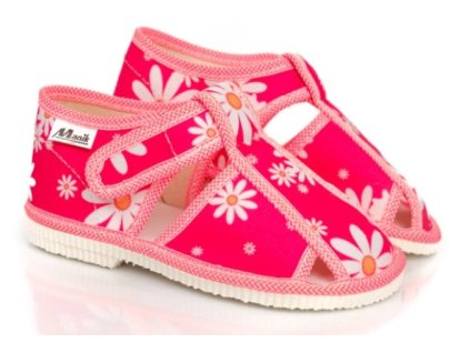 MANÍK papuče 2S dievčenské zatvorené farba 339