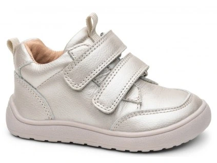 PROTETIKA detské dievčenské prechodné topánky BAREFOOT VIKI silver
