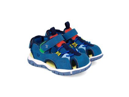 GARVALÍN detské chlapčenské sandále Trekking Jeans modré