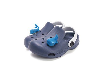 D.D.STEP detské chlapčenské letné Crocsy Royal Blue